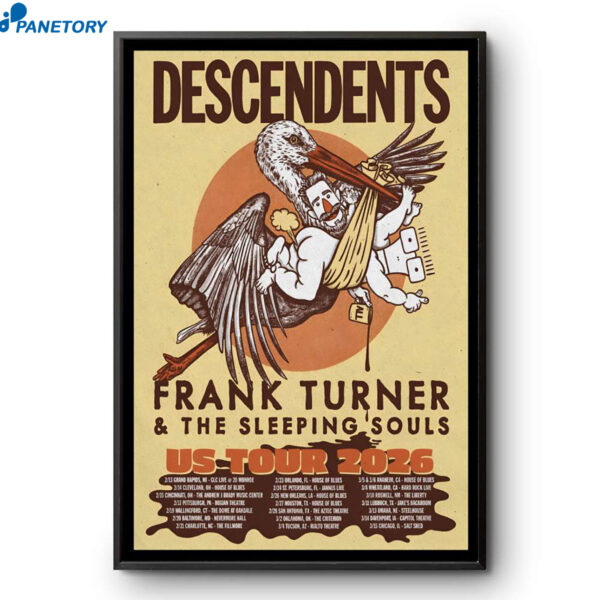 Descendents US Tour 2026 Poster