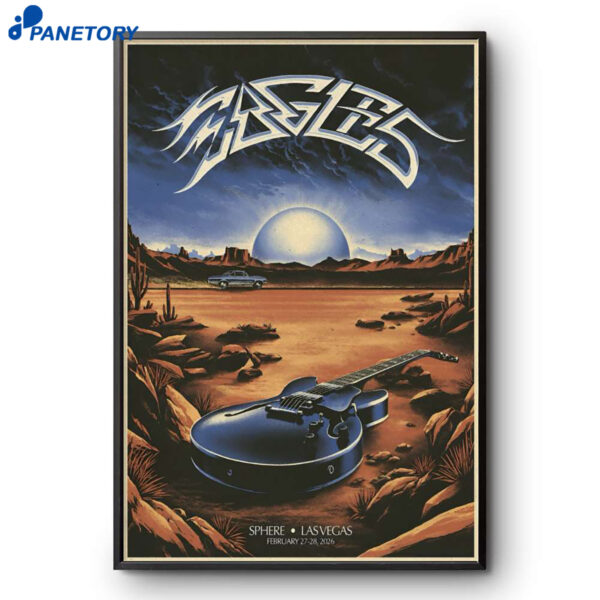 Eagles Las Vegas NV Feb 27-28 2026 Poster