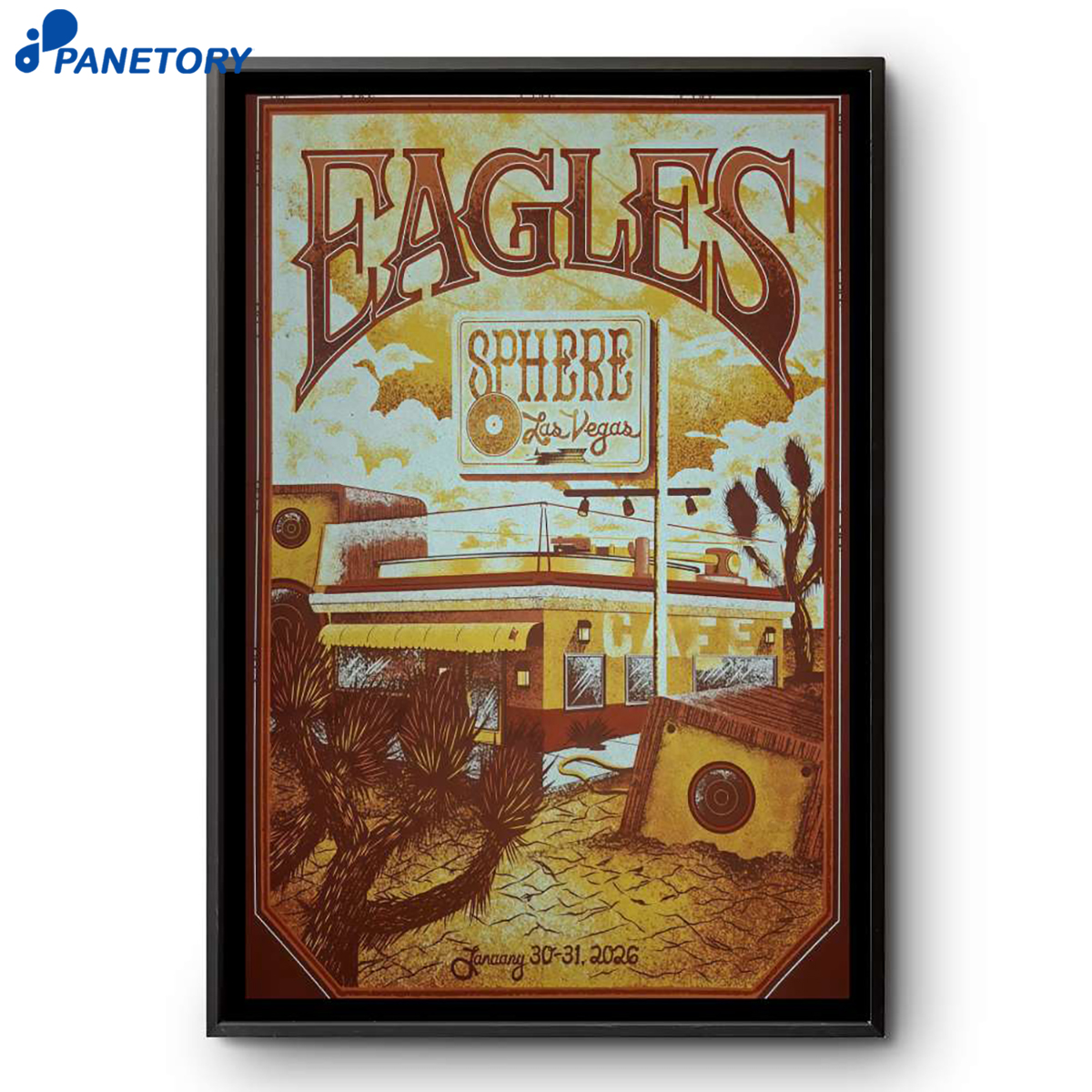 Eagles Sphere Las Vegas Nv Jan 30-31 2026 Poster 2 Eagles Sphere Las Vegas Nv Jan 30-31 2026 Poster