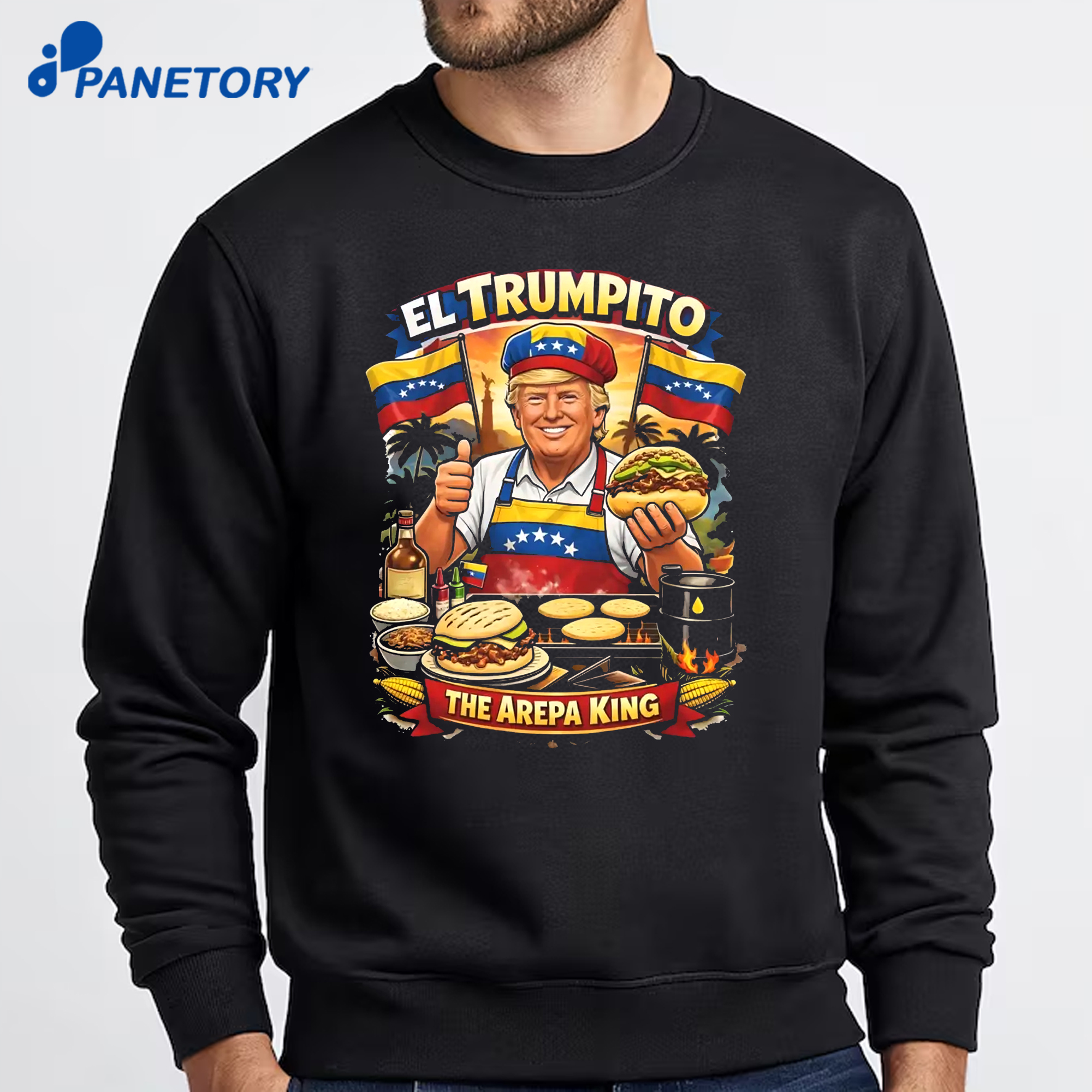El Trumpito Arepa King Shirt 6 El Trumpito Arepa King Shirt 2