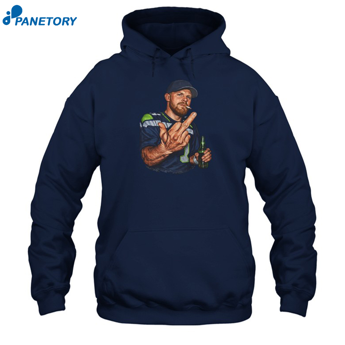 Ernest Jones Sam Darnold Middle Finger Shirt 7 Ernest Jones Sam Darnold Middle Finger Shirt 1