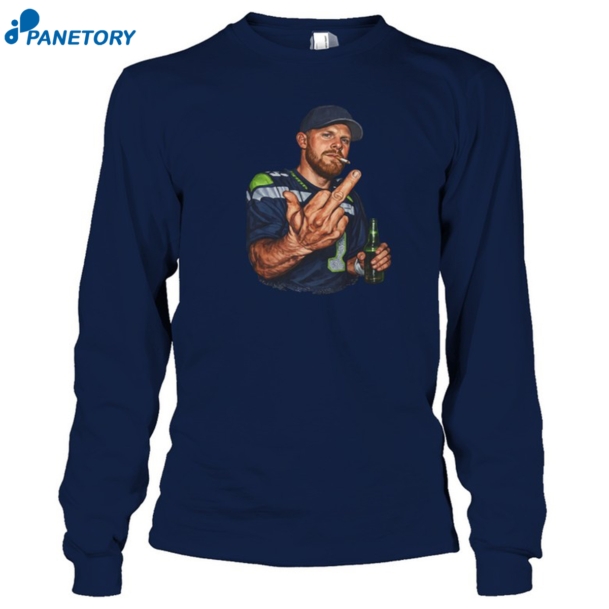 Ernest Jones Sam Darnold Middle Finger Shirt 6 Ernest Jones Sam Darnold Middle Finger Shirt 2
