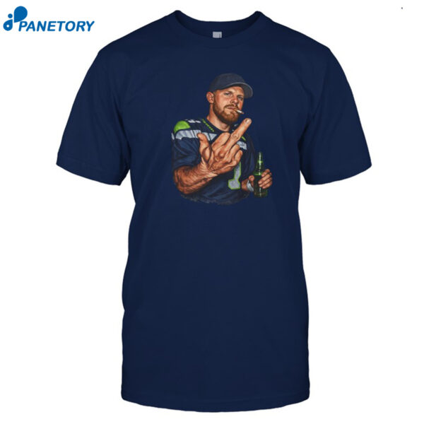 Ernest Jones Sam Darnold Middle Finger Shirt