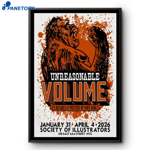 Five Decades Of By Mike King Society Of Illustrators Poster