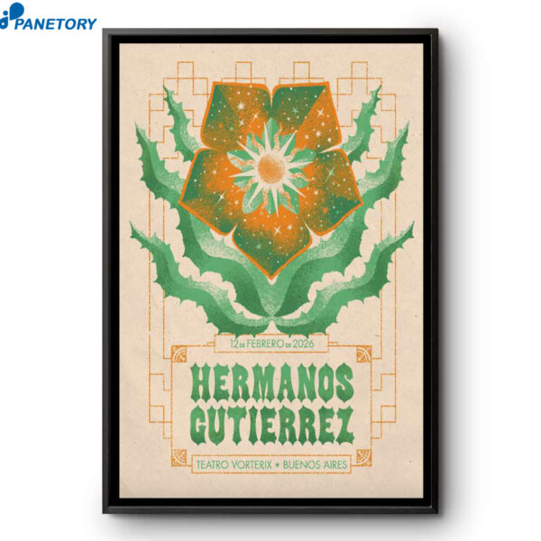 Hermanos Gutiérrez Buenos Aires Argentina Feb 12 2026 Poster