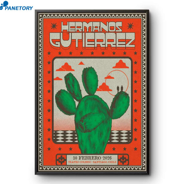 Hermanos Gutiérrez Santiago Chile Feb 10 2026 Poster