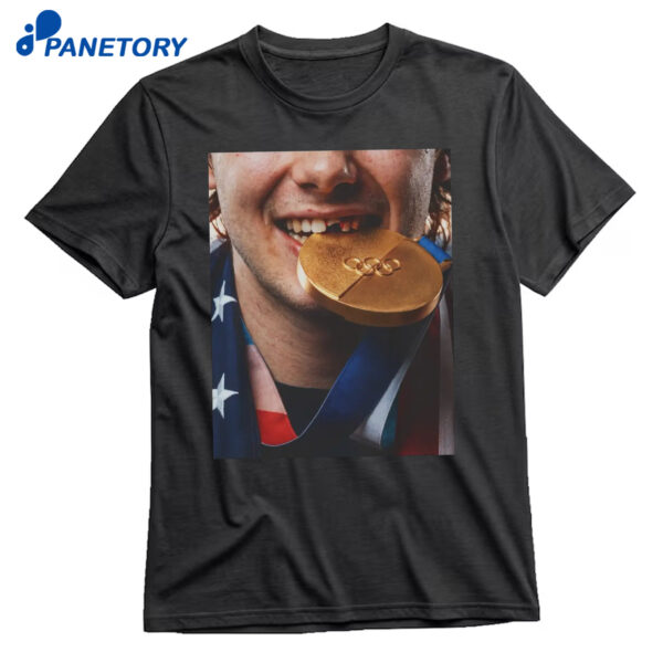 Jack Hughes Gold Medal Shirt