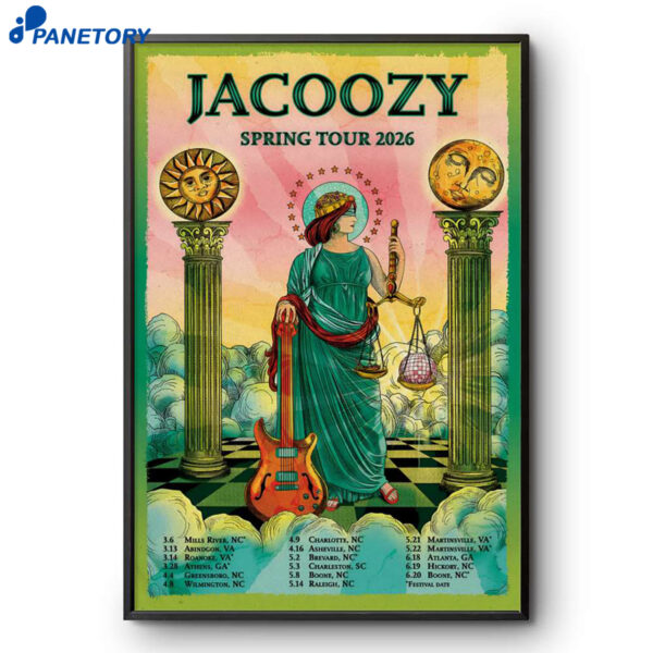 Jacoozy Spring Shows 2026 Poster