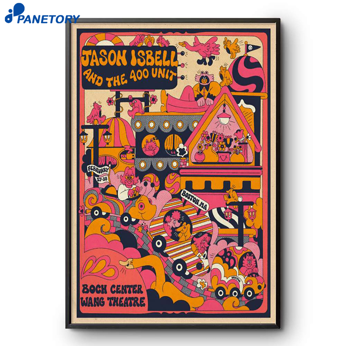 Jason Isbell And The 400 Unit Tour Boston Ma Feb 27-28 2026 Poster 2 Jason Isbell And The 400 Unit Tour Boston Ma Feb 27-28 2026 Poster
