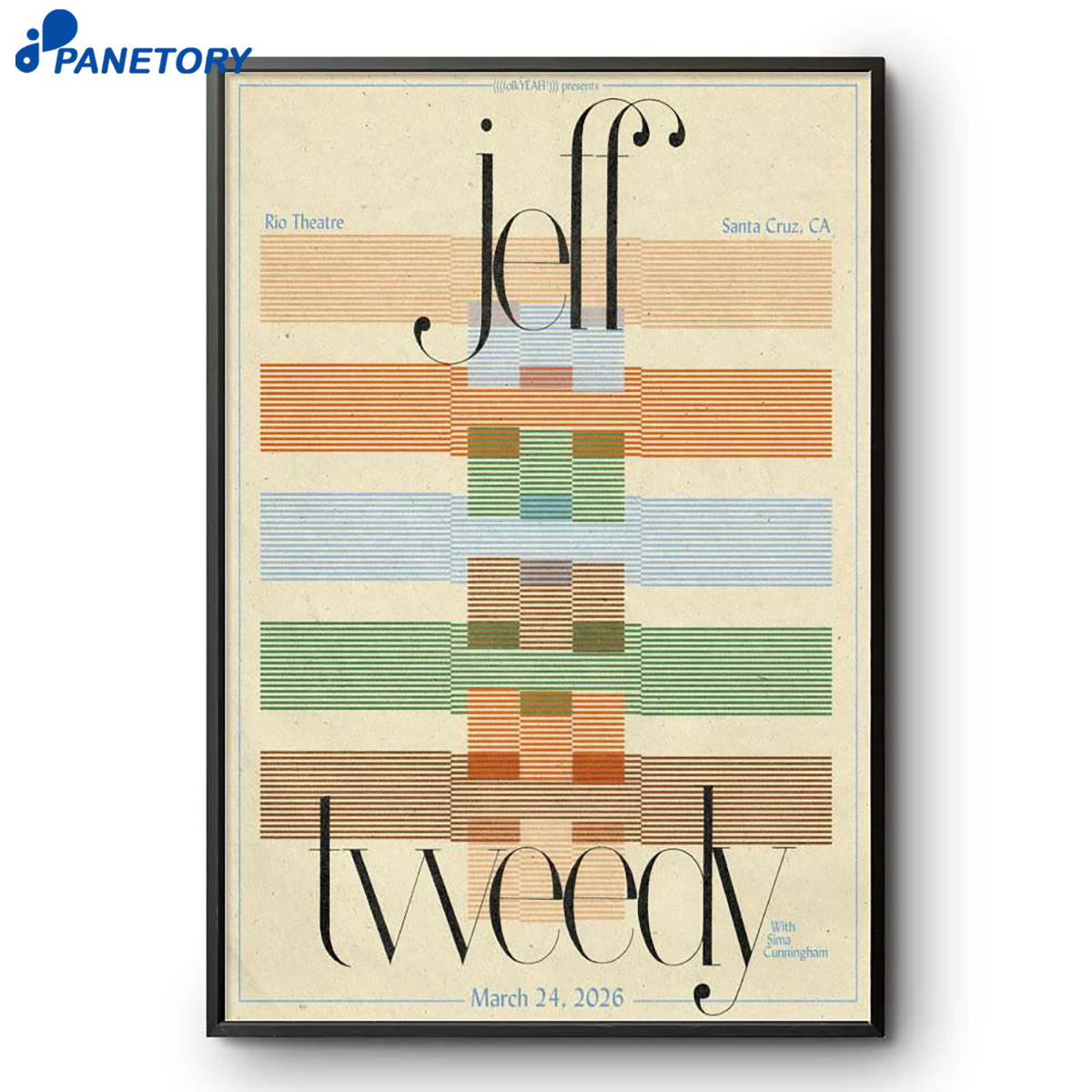 Jeff Tweedy Rio Theatre Santa Cruz Ca Mar 24 2026 Poster 2 Jeff Tweedy Rio Theatre Santa Cruz Ca Mar 24 2026 Poster