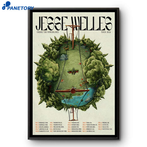 Jesse Welles Spring Tour 2026 Poster