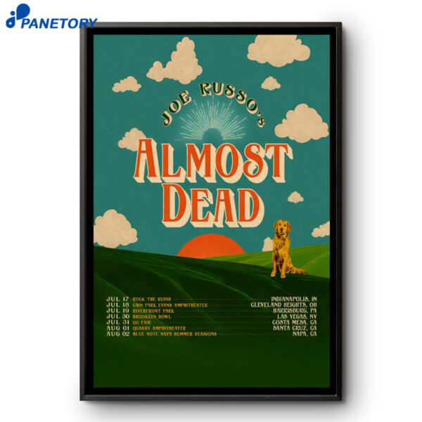 Joe Russo's Almost Dead Summer Tour 2026 Poster