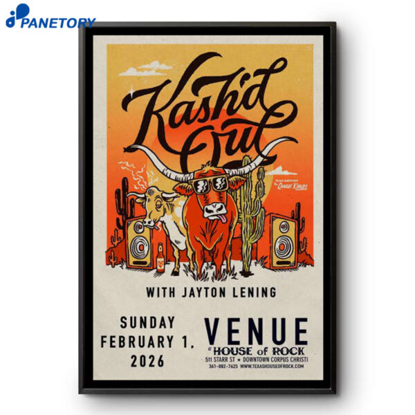 Kash'd Out House Of Rock Feb 1 2026 Poster