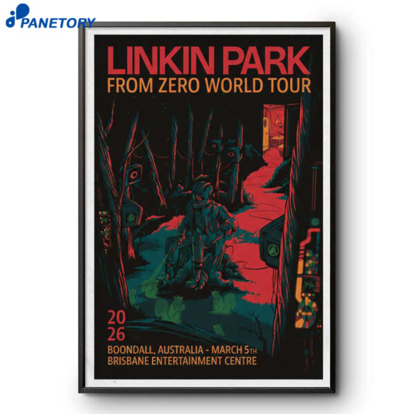 Linkin Park Boondall Brisbane Entertainment Centre Mar 5 2026 Poster
