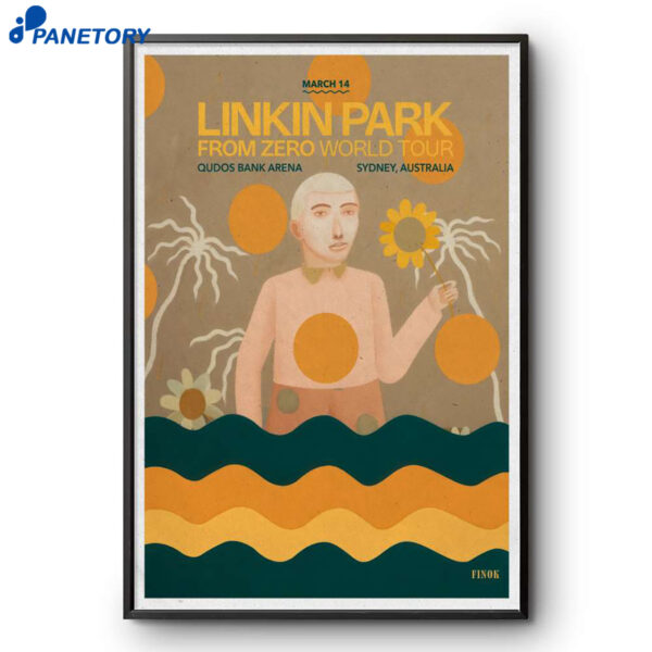 Linkin Park From Zero World Tour Qudos Bank Arena Mar 14 2026 Poster