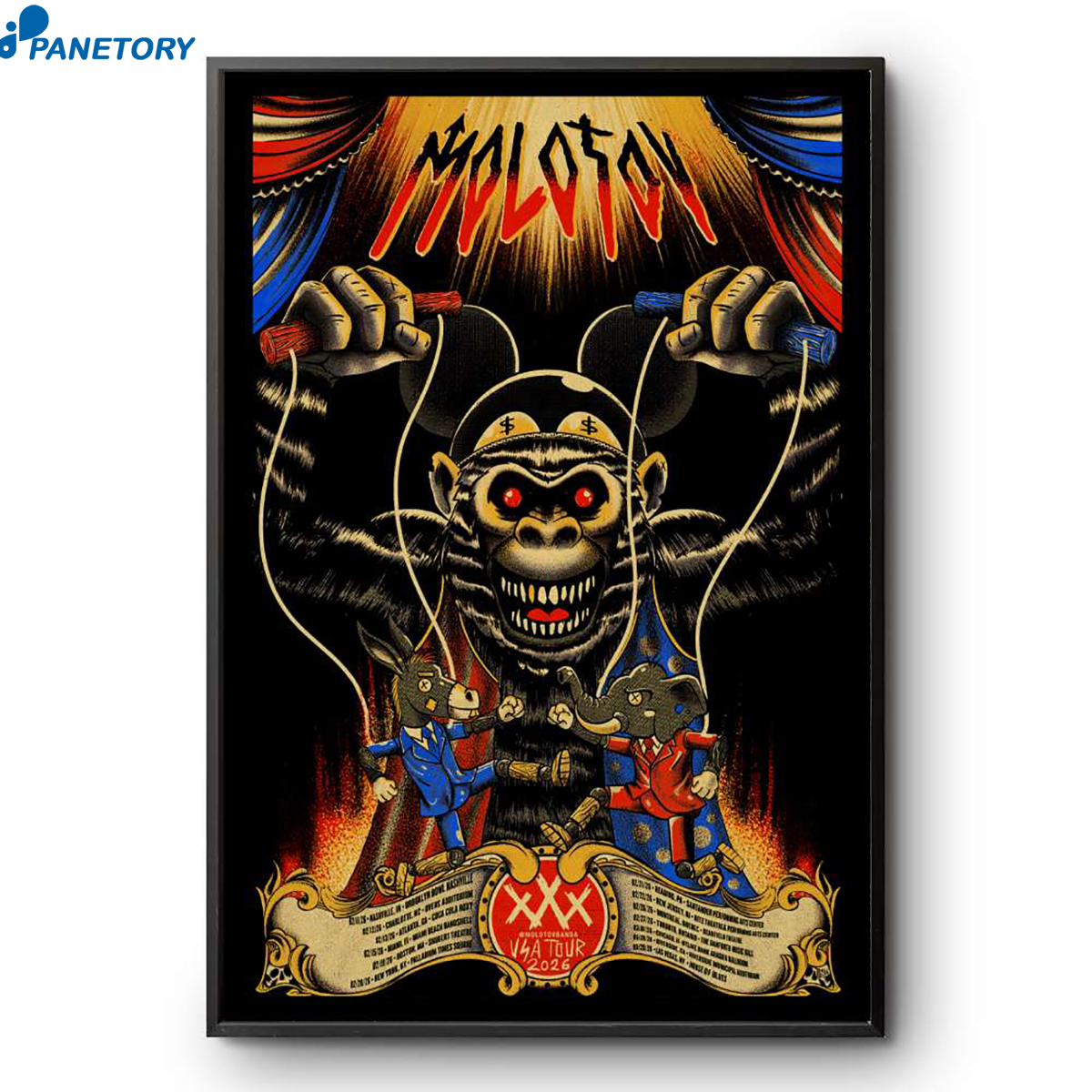 Molotov Usa Tour 2026 Poster 2 Molotov Usa Tour 2026 Poster