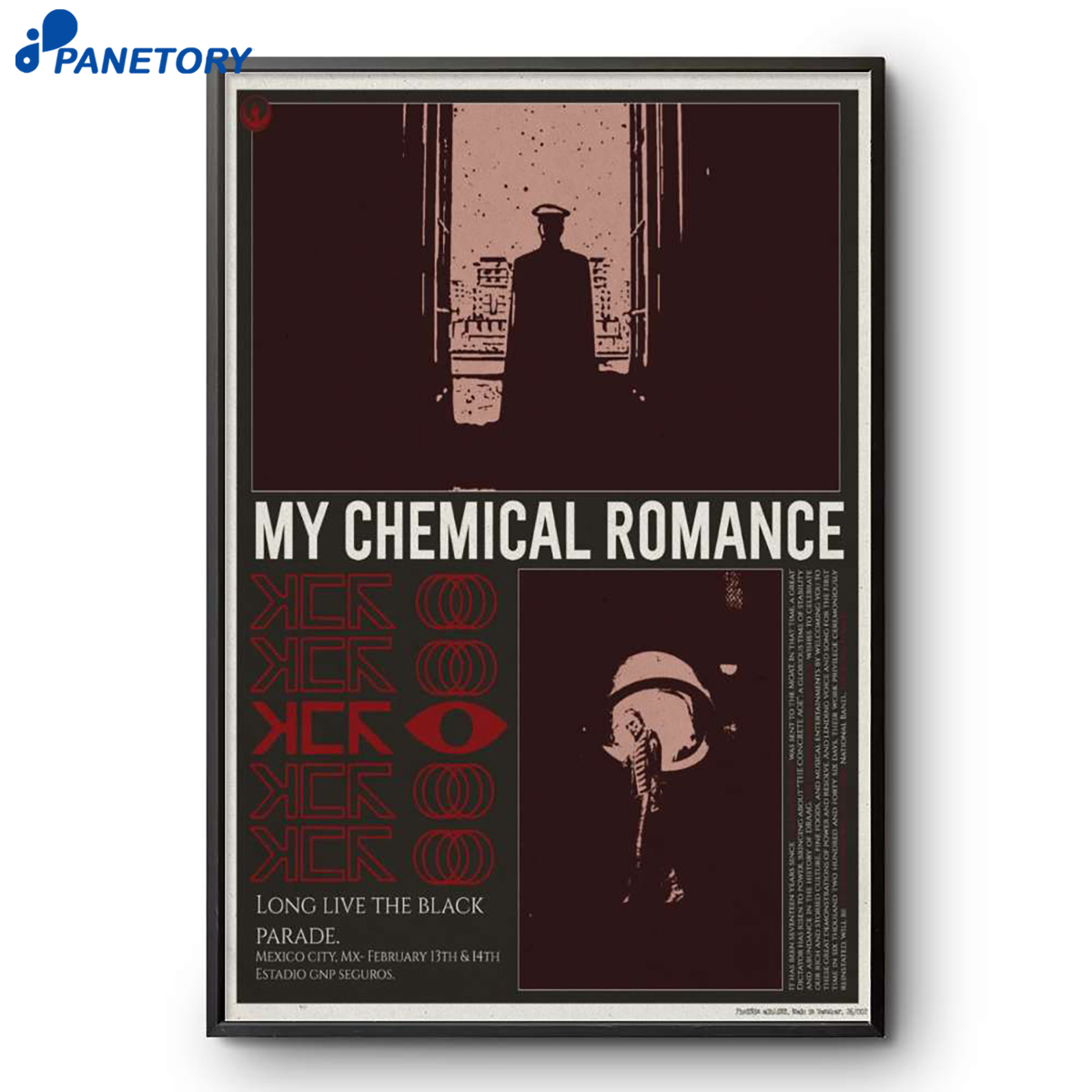 My Chemical Romance Mexico City Feb 13-14 2026 Poster 2 My Chemical Romance Mexico City Feb 13-14 2026 Poster