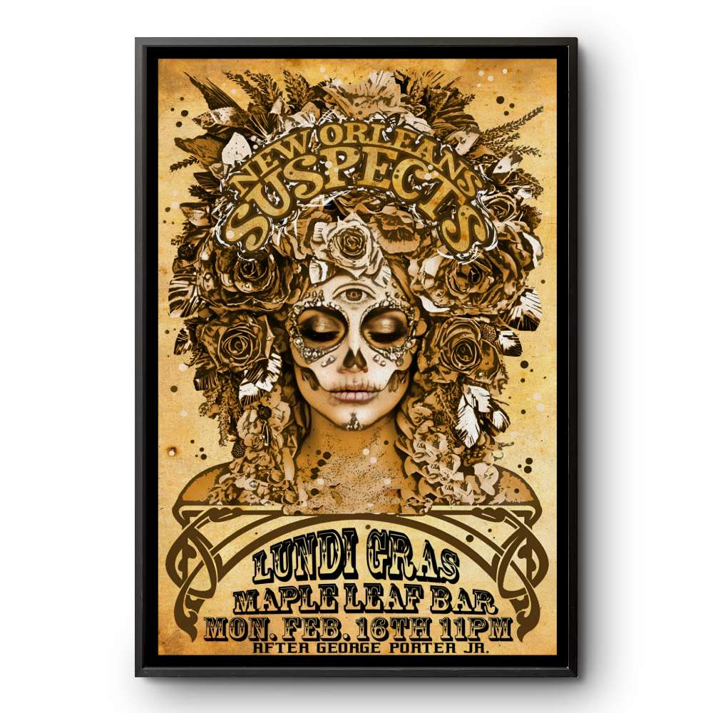 New Orleans Suspects Maple Leaf Bar New Orleans La Feb 16 2026 Poster 2 New Orleans Suspects Maple Leaf Bar New Orleans La Feb 16 2026 Poster