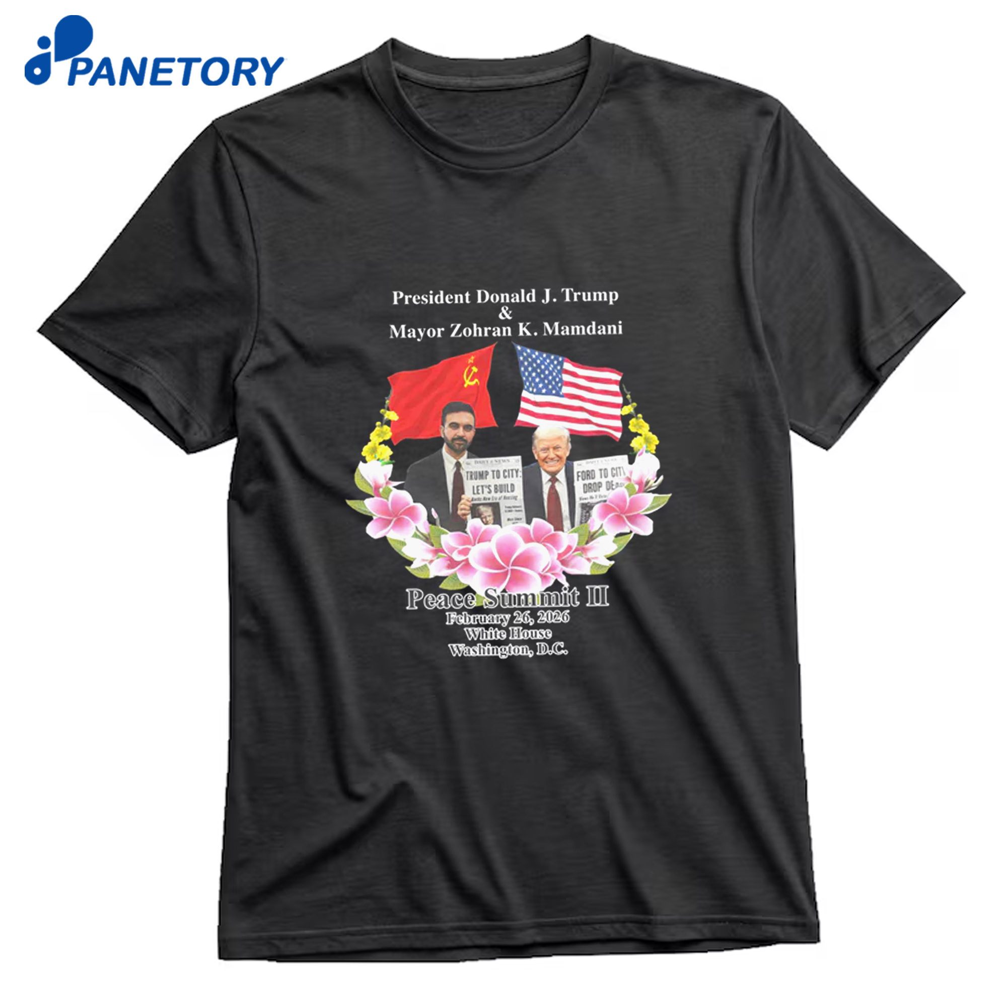 Peace Summit Ii Donald J Trump And Zohran K Mamdani Shirt 8 Peace Summit Ii Donald J Trump And Zohran K Mamdani Shirt 1