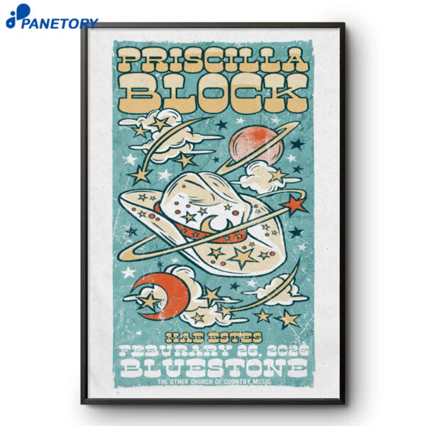Priscilla Block Columbus OH Feb 26 2026 Poster