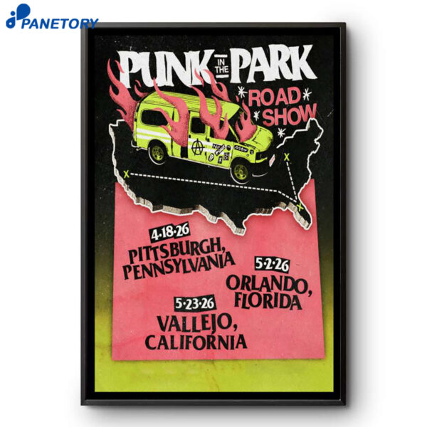 Punk The Park Pittsburgh PA Apr 18 2026 Poster