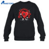 Romanticise This Valentine’s Heart Vintage Black Shirt 2