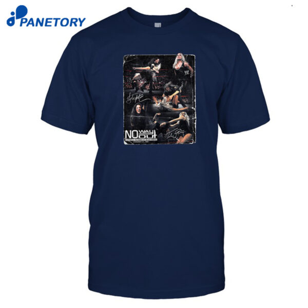 Stephanie Mcmahon Vs Trish Stratus No Way Out 25th Anniversa Shirt