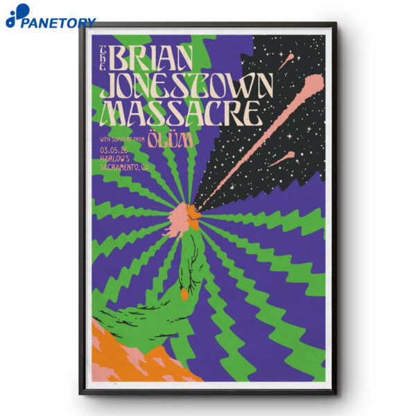 The Brian Jonestown Massacre Sacramento Mar 5 2026 Poster