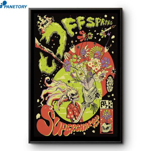 The Offspring Tyson Events Center Sioux City IA Feb 7 2026 Poster