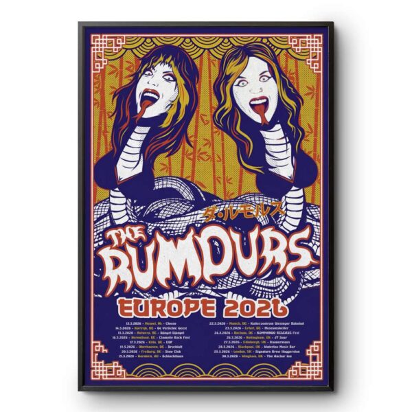 The Rumours Tour Europe 2026 Poster
