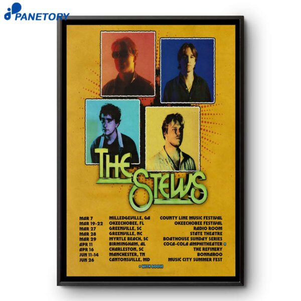 The Stews USA Tour 2026 Poster
