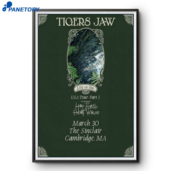 Tigers Jaw Event Cambridge MA Mar 30 2026 Poster