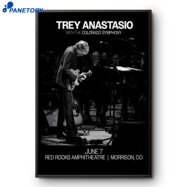 Trey Anastasio Red Rocks Morrison CO Jun 7 2026 Poster