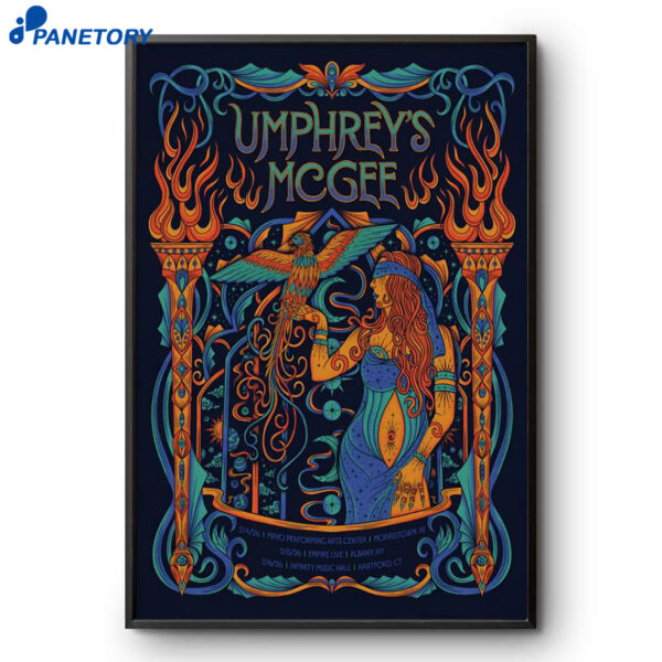 Umphrey's Mcgee February Shows 2026 Poster