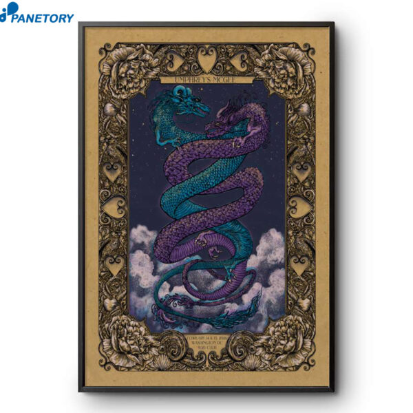 Umphrey's Mcgee Washington D.C Feb 14-15 2026 Poster