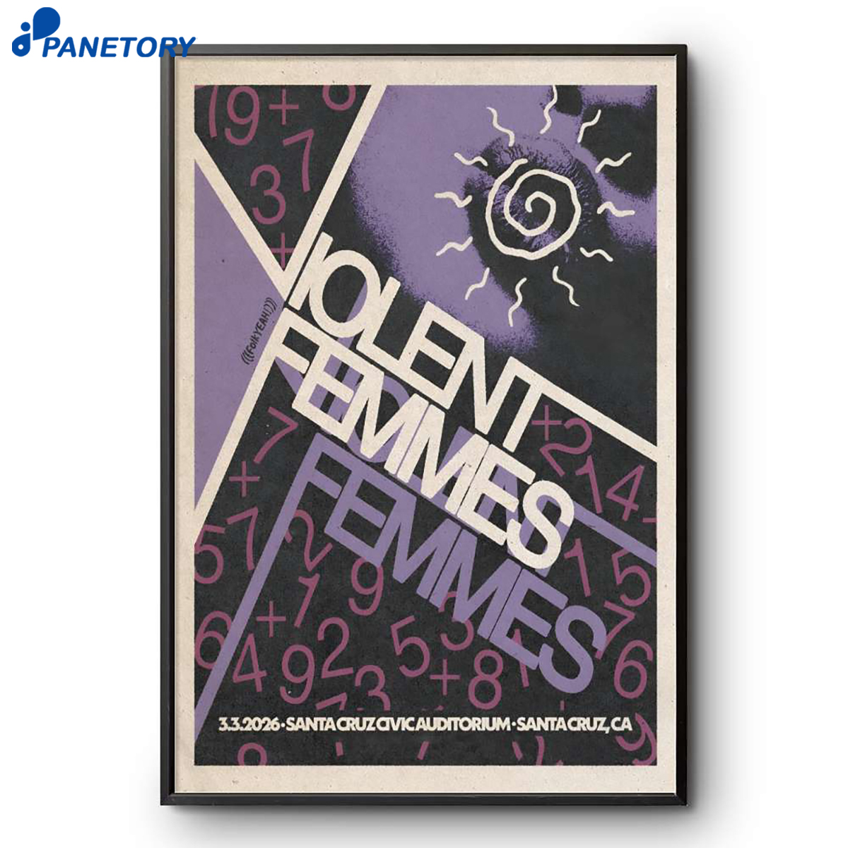 Violent Femmes Santa Cruz Ca Mar 3 2026 Poster 2 Violent Femmes Santa Cruz Ca Mar 3 2026 Poster