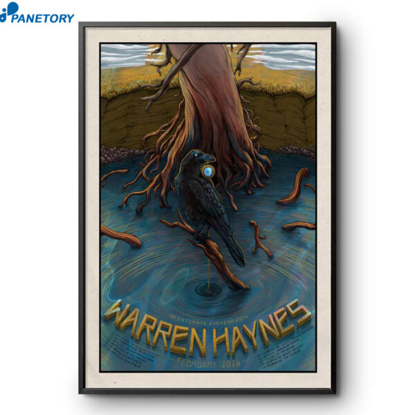Warren Haynes Tour Feb 2026 Poster