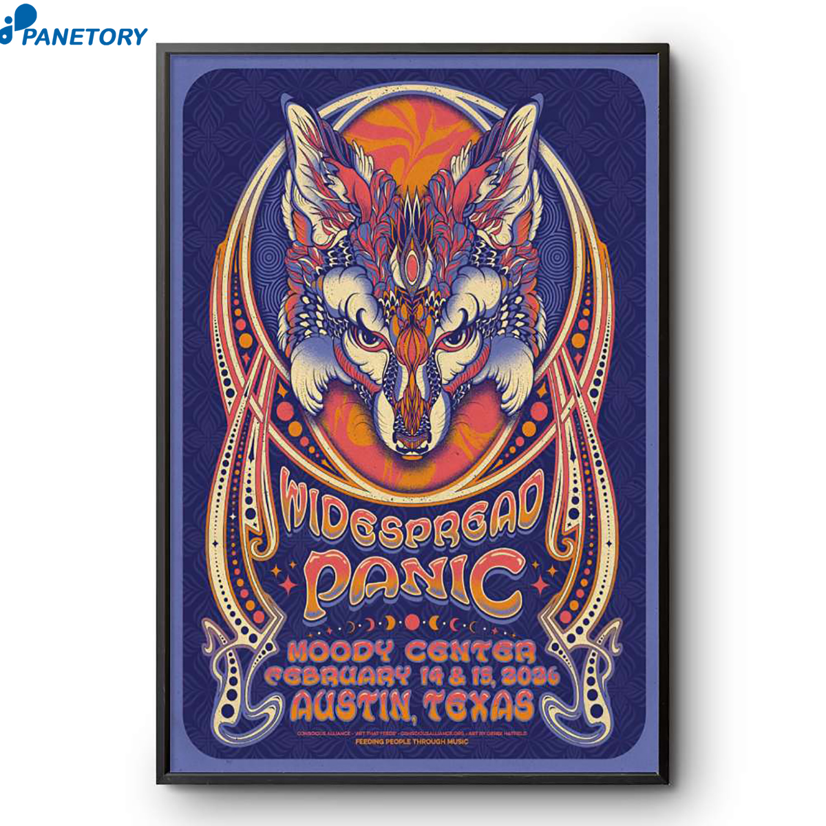 Widespread Panic Austin Tx Feb 14-15 2026 Poster 2 Widespread Panic Austin Tx Feb 14-15 2026 Poster