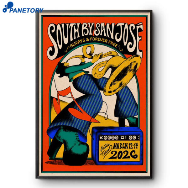 27th Annual South By San José Austin TX 2026 Poster