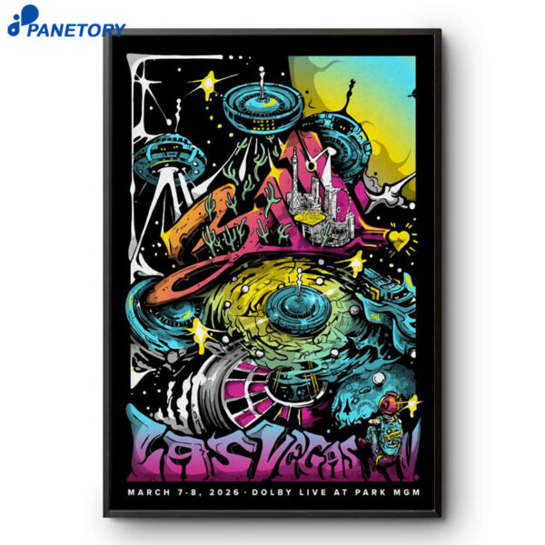 311 Band Las Vegas NV Mar 7-8 2026 Poster