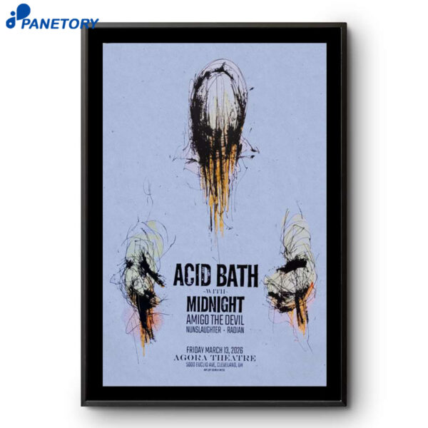 Acid Bath Agora Theatre Mar 13 2026 Poster