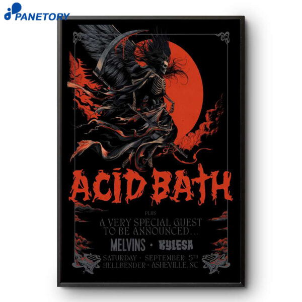 Acid Bath Asheville NC Sep 5 2026 Poster