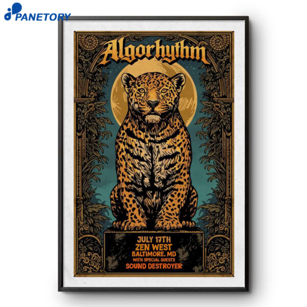 Algorhythm Sound Destroyer Baltimore MD Jul 17 2026 Poster