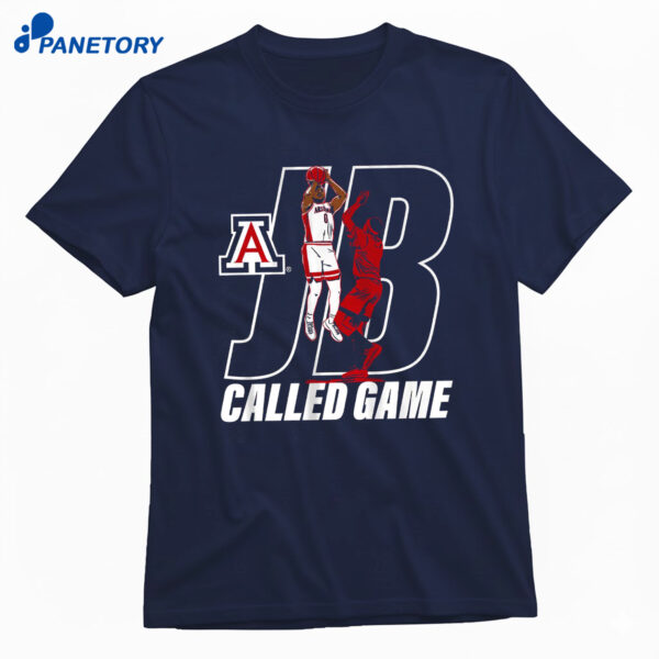 Arizona Basketball Jaden Bradley Called Game Shirt