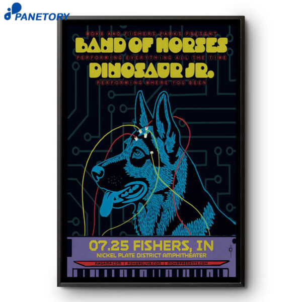 Band Of Horses And Dinosaur Jr. Fishers IN Jul 25 2026 Poster