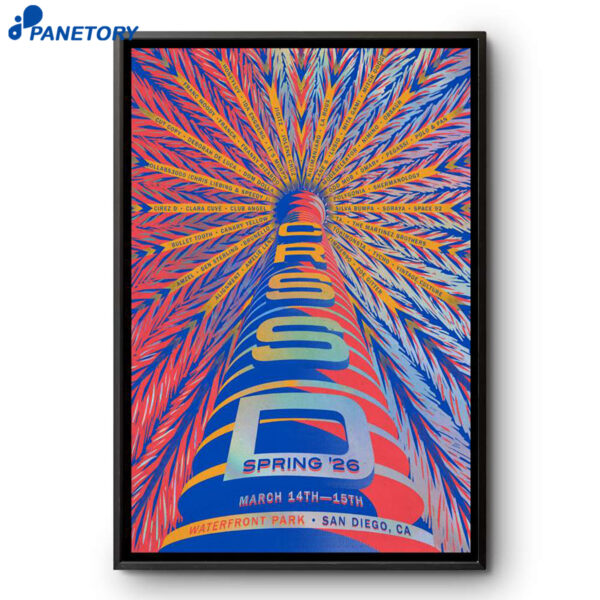 Crssd Fest San Diego CA Mar 14-15 2026 Poster