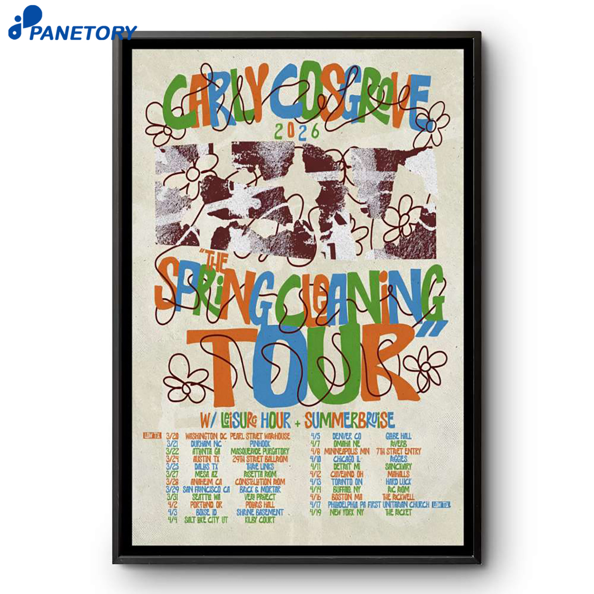 Carly Cosgrove Tour The Spring Cleaning 2026 Poster 2 Carly Cosgrove Tour The Spring Cleaning 2026 Poster