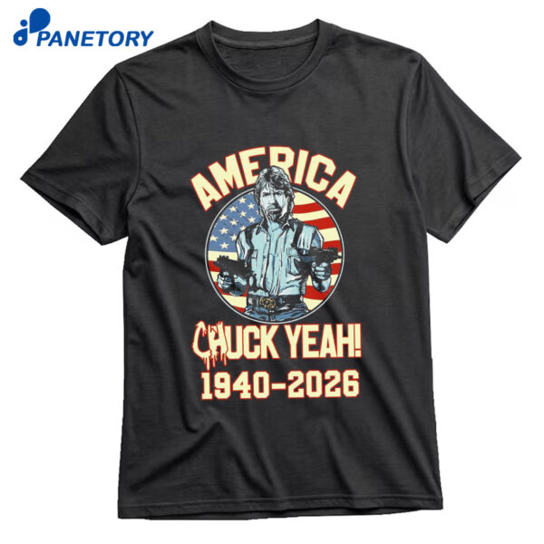 Chuck Norris America Chuck Yeah 1940 2026 Shirt