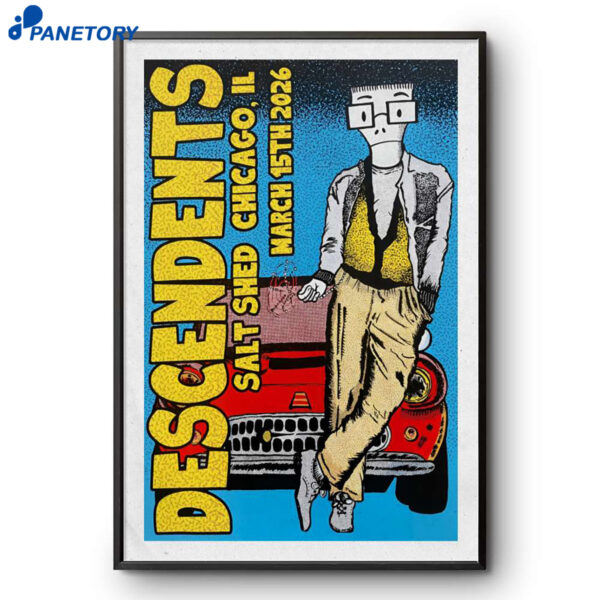 Descendents The Salt Shed Mar 15 2026 Poster