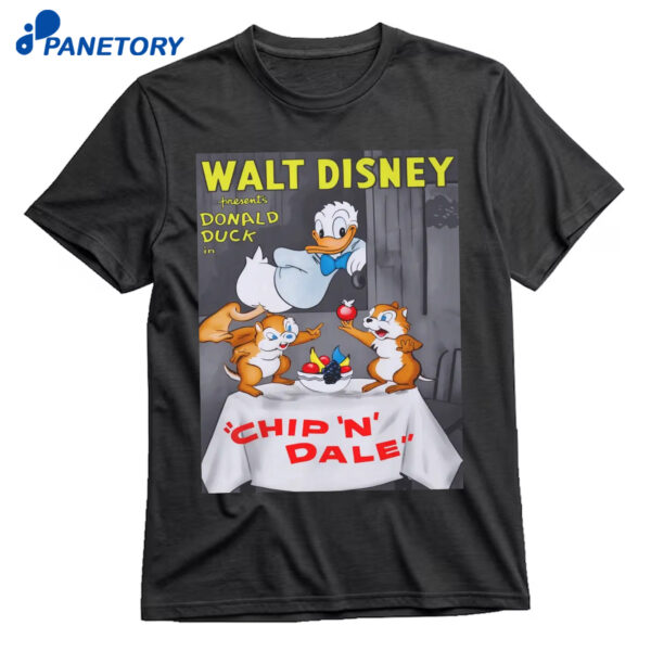 Donald Duck In Chip N Dale Shirt